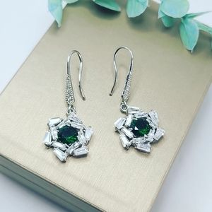 Green Zirconia earring